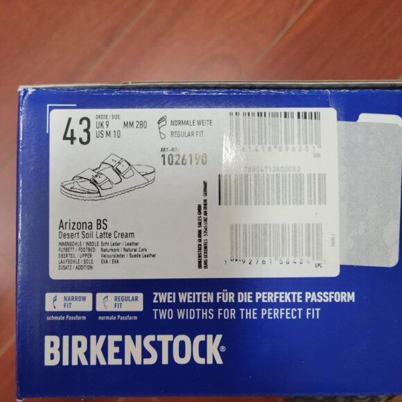 Birkenstock Arizona Suede Leather - Latte Cream - Picture 7 of 7